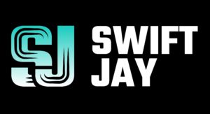 DJ Swift Jay - djlogodesign.co.uk logo